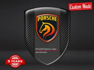 Porsche Doming Aufkleber Auto Robust Limitiert Universal